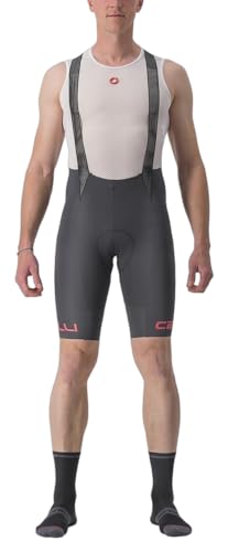Amazon.com: Castelli Free AERO RC Classic SS23 BIBSHORT DK-GRY-HIB